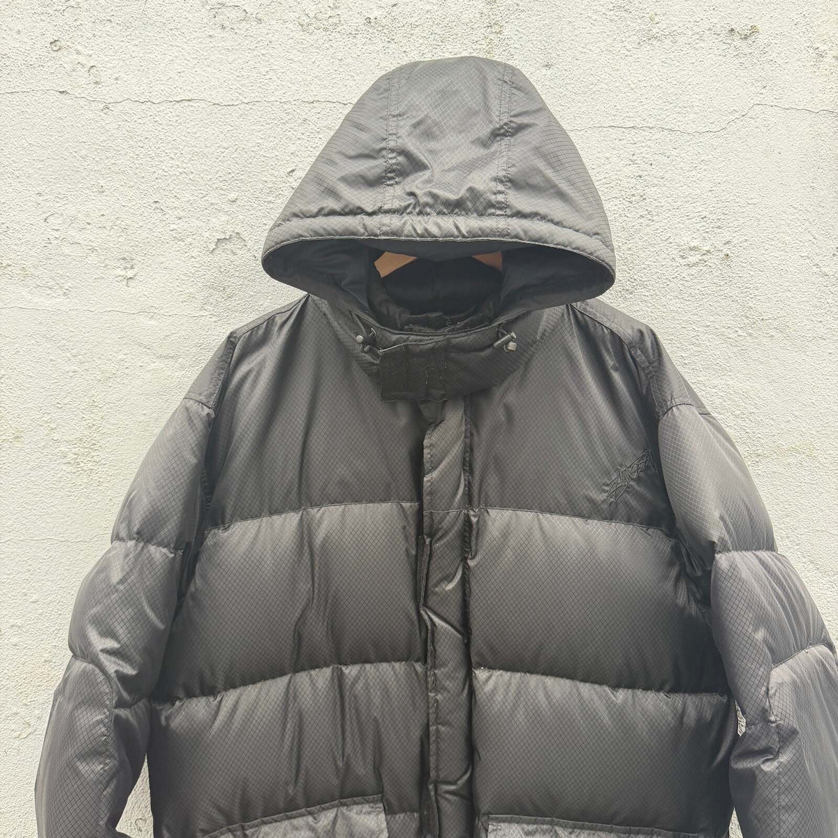 Stussy Black Down Jacket 2000s