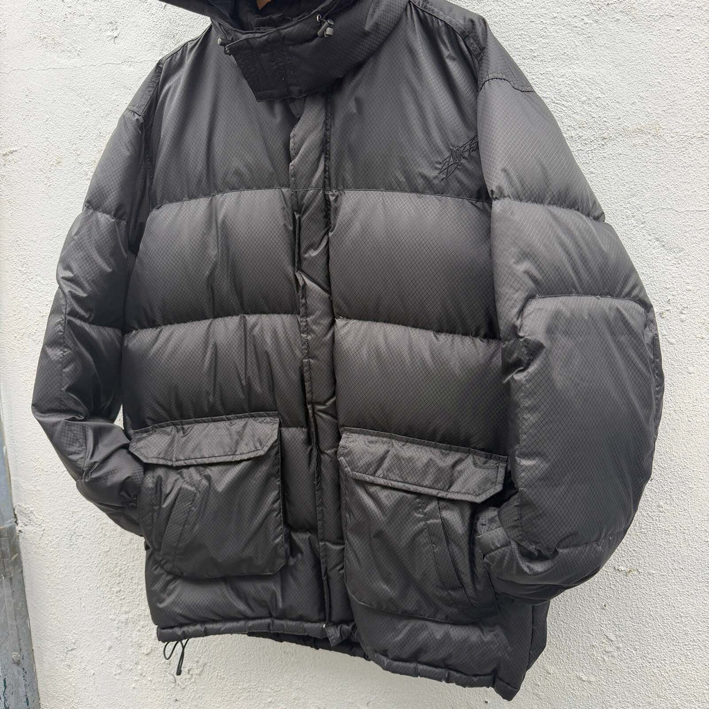 Stussy Black Down Jacket 2000s