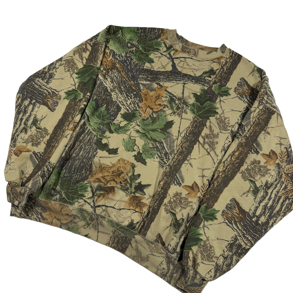 Vintage Realtree Camo Pullover Sweatshirt