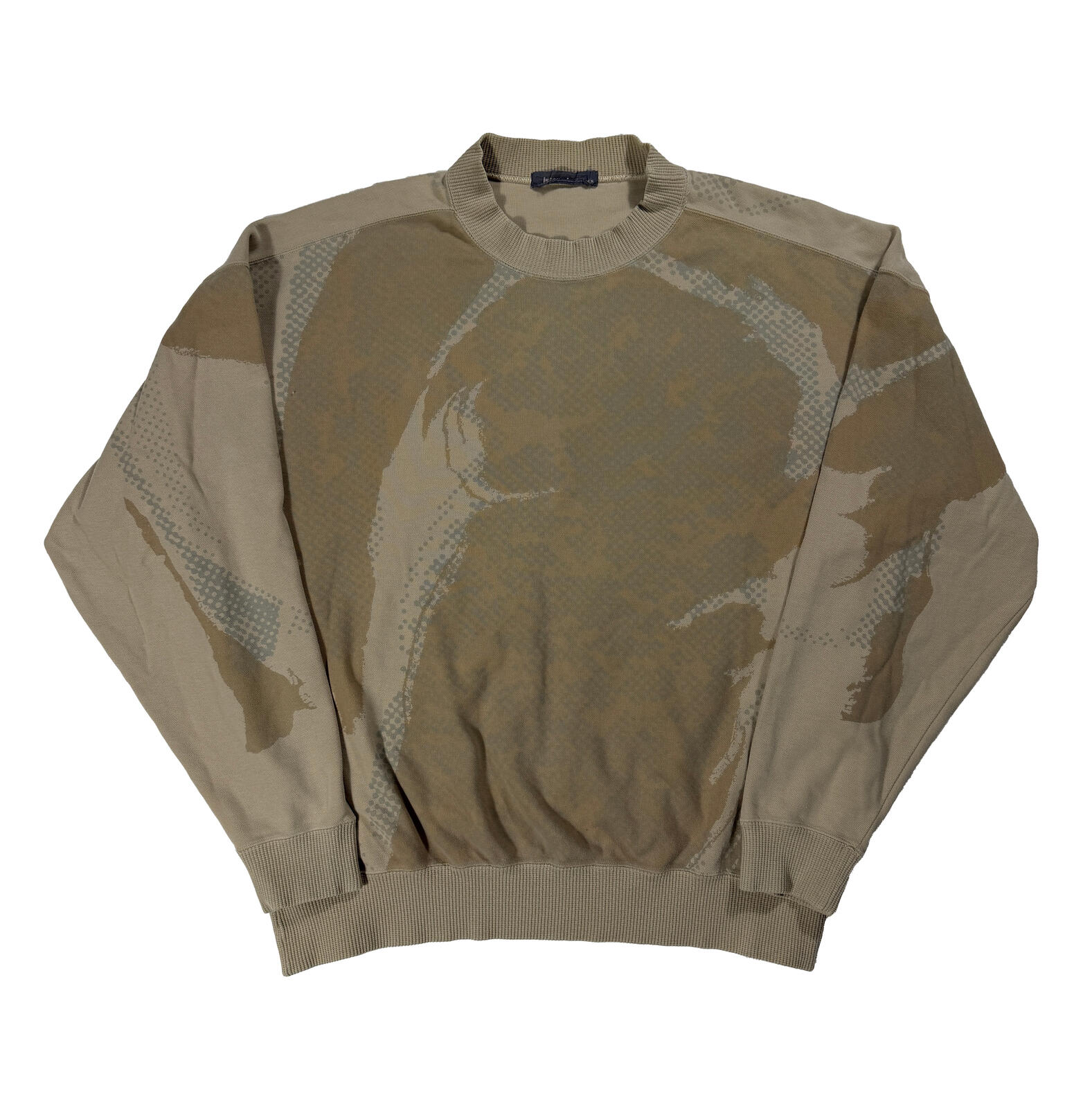 Issey Miyake 90s Abstract Graphic Print Lonsgleeve shirt