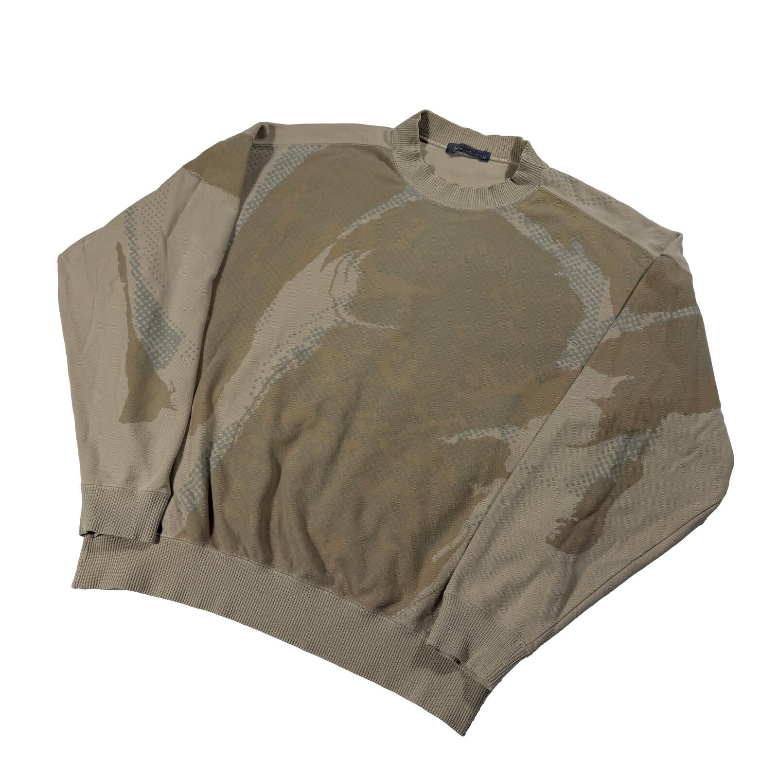 Issey Miyake 90s Abstract Graphic Print Lonsgleeve shirt