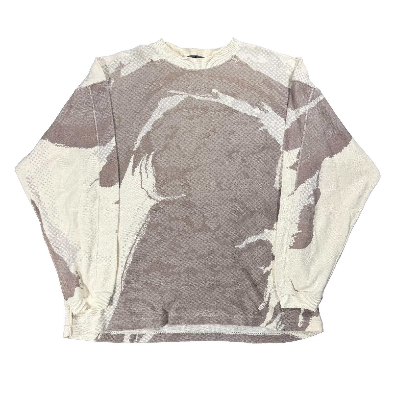 Issey Miyake Graphic Print Abstract Longsleeve shirt 90s