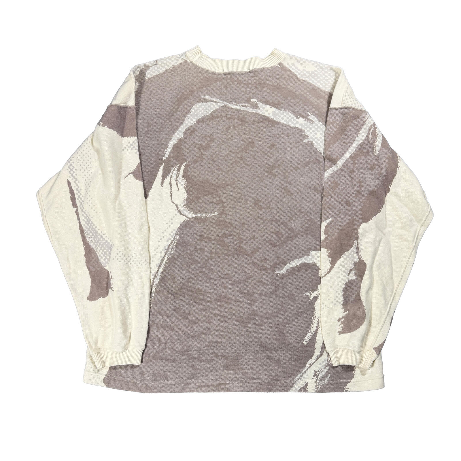 Issey Miyake Graphic Print Abstract Longsleeve shirt 90s