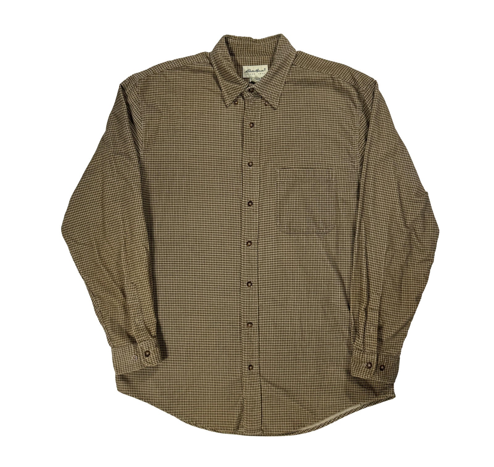 Eddie Bauer Corduroy Plaid Shirt