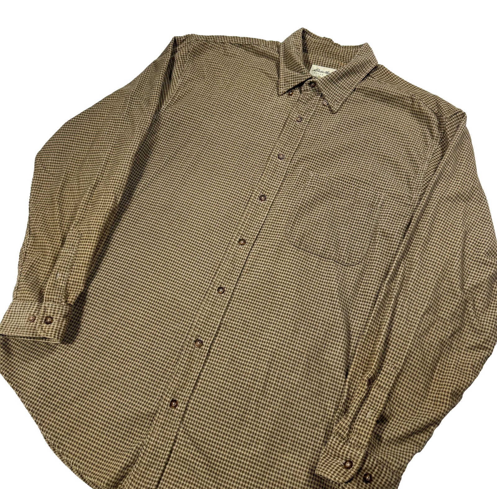 Eddie Bauer Corduroy Plaid Shirt