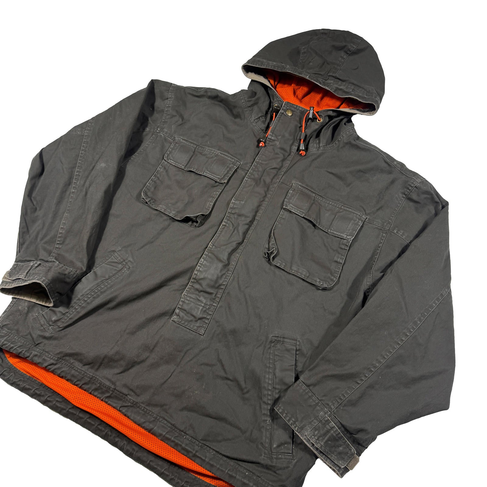Gap Waxed Cotton Pullover Anorak Jacket