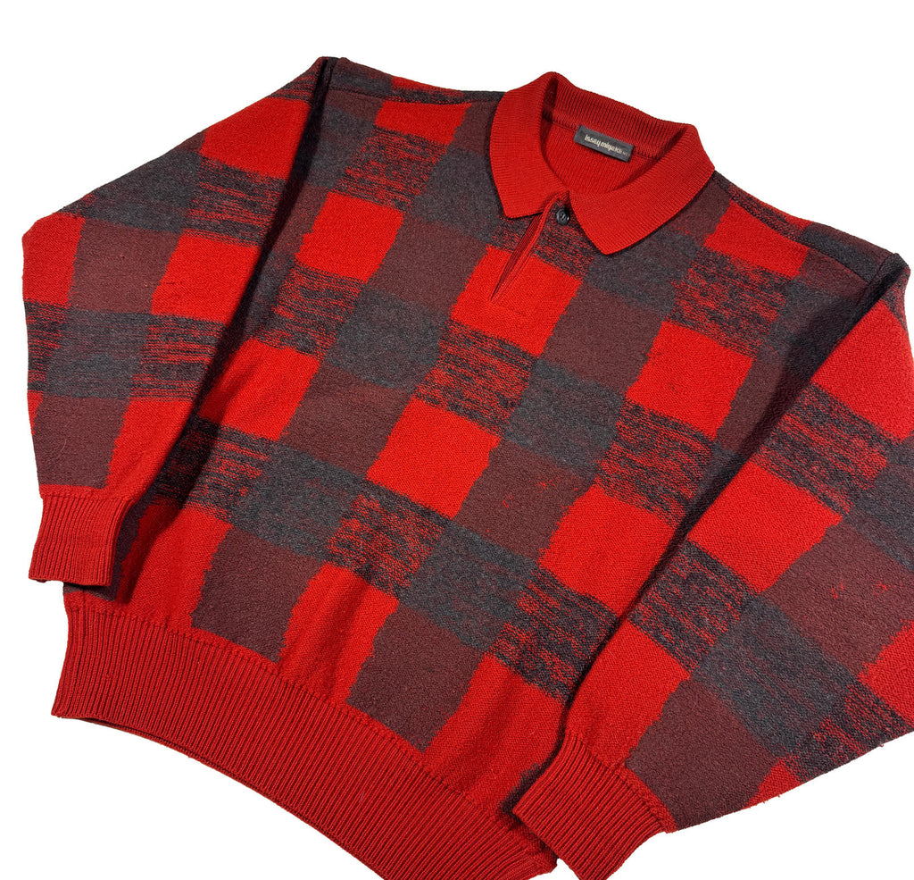 Issey Miyake Plaid Sweater