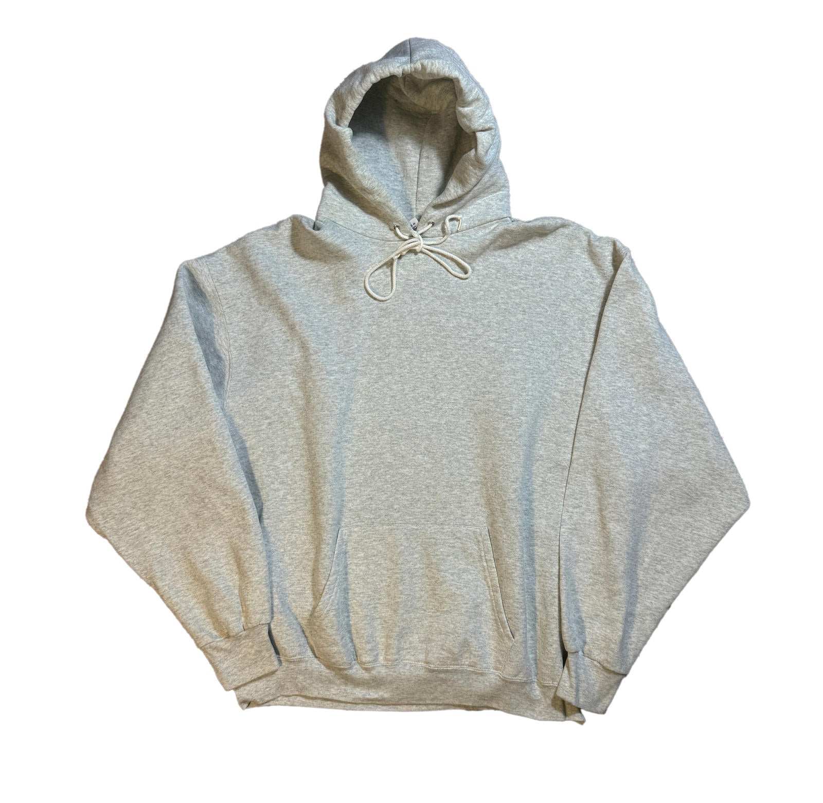 Grey Hooded Blank Sweatshirt