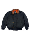 Snow Goose Cropped Bomber Jacket