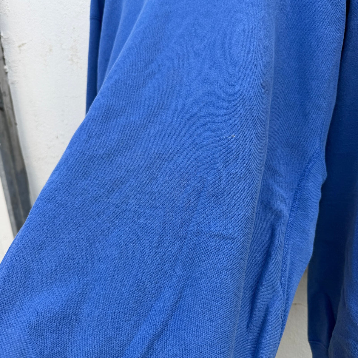 80s Champion Reverse Weave Blue Blank Pullover Sweatshirt