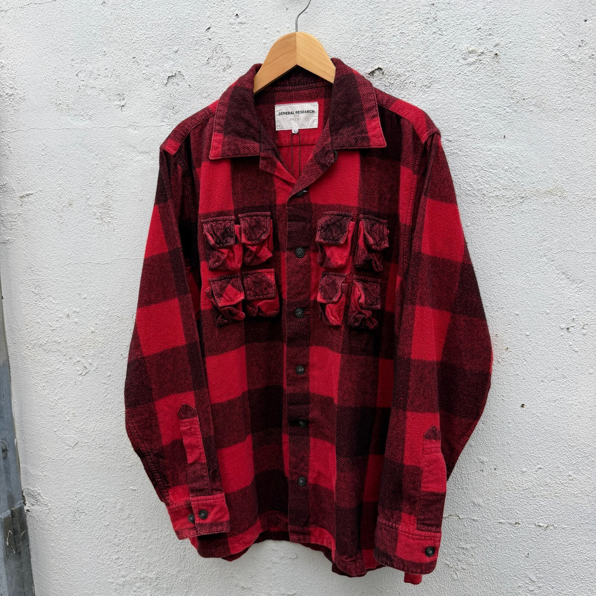 1998 General Research Parasite Plaid Button Down Shirt
