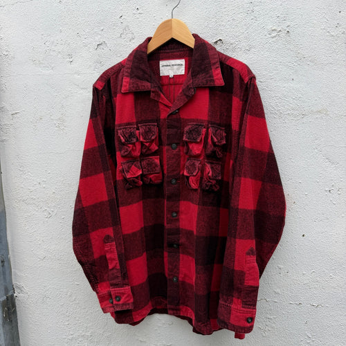 1998 General Research Parasite Plaid Button Down Shirt