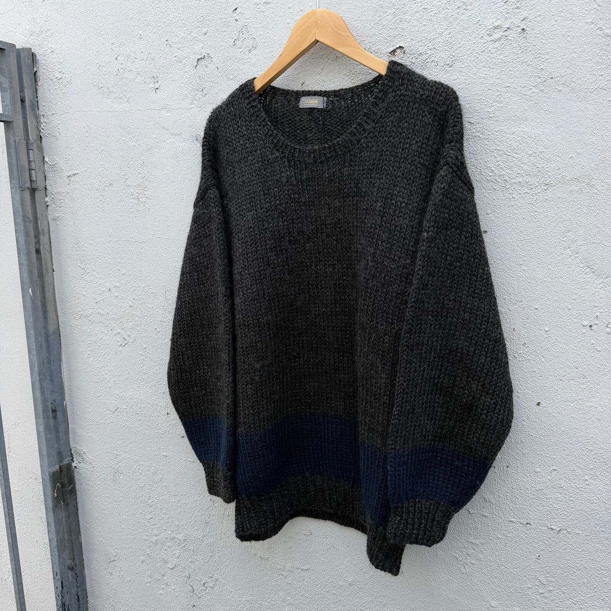 Vintage 80s Comme Des Garcons Homme Wool Knit Stripe Sweater