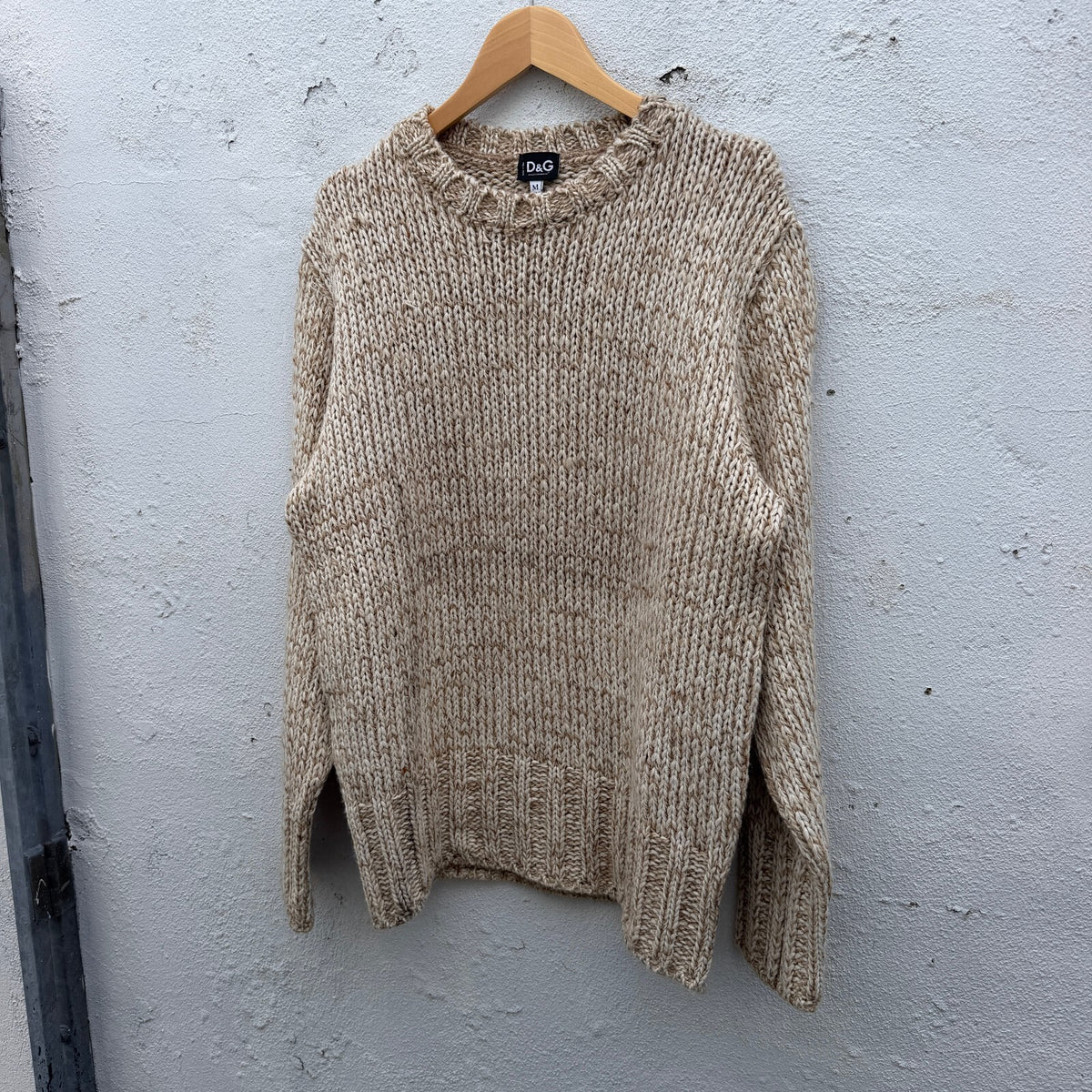 Vintage 90s Dolce And Gabbana Sport Wool Knit Sweater