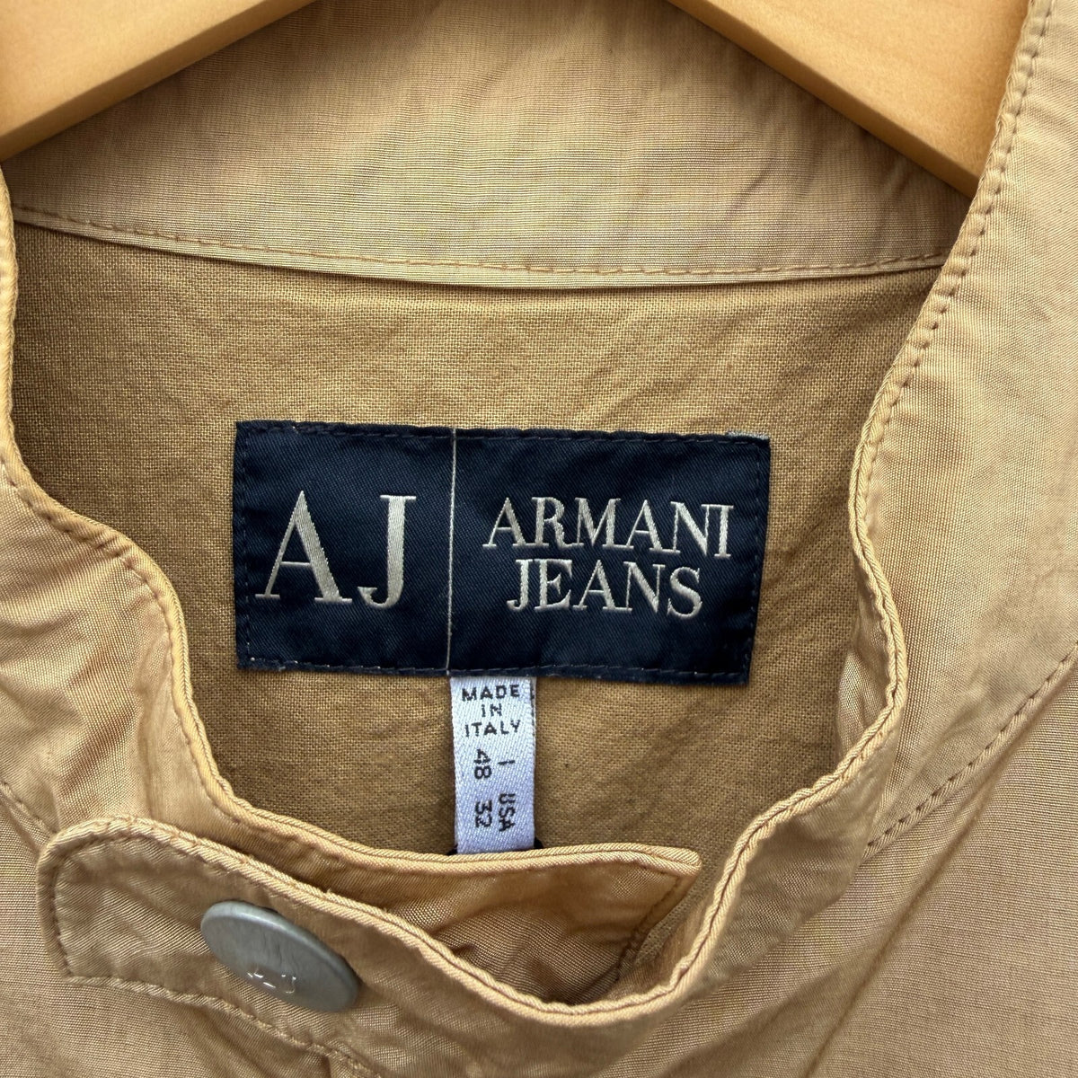 Armani Jeans Iridescent Zipup Technical Zipup Light Jacket