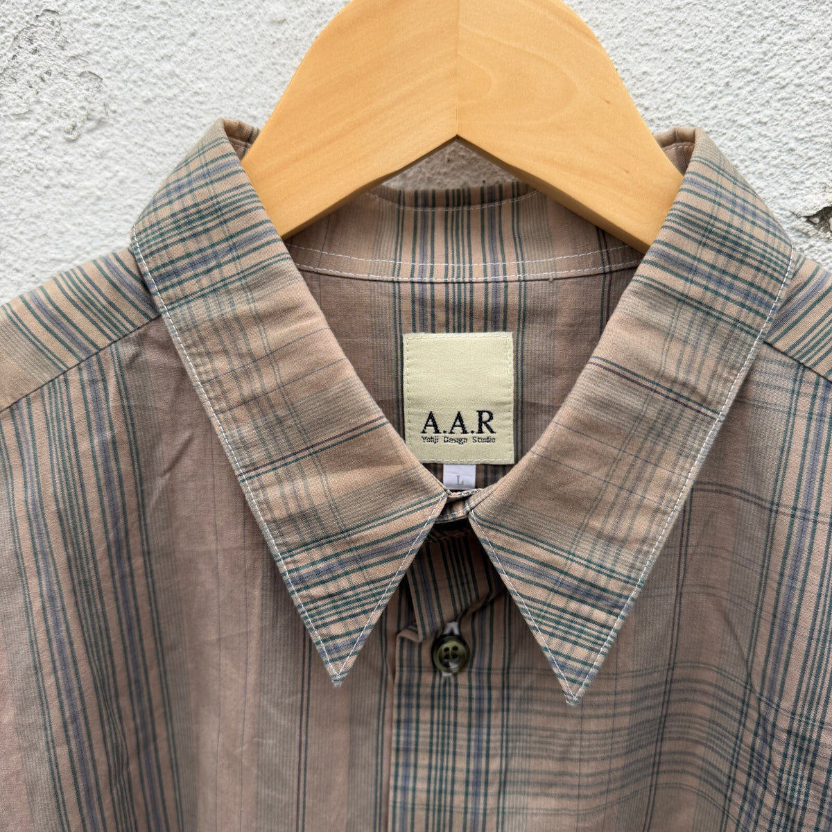 Yohji Yamamto A.A.R 90s Plaid Button Down Pocket Shirt