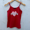 Evisu Heart Graphic Tanktop Womens 90s