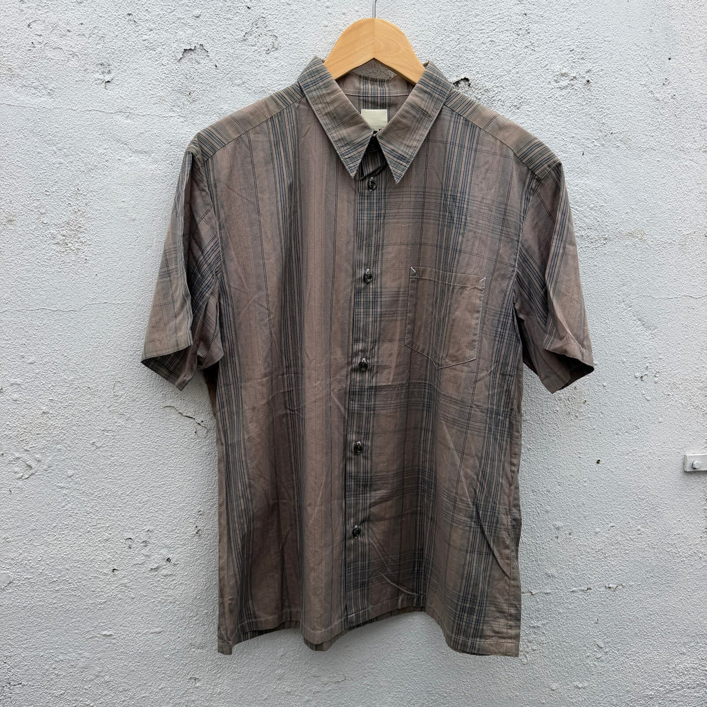 Yohji Yamamto A.A.R 90s Plaid Button Down Pocket Shirt