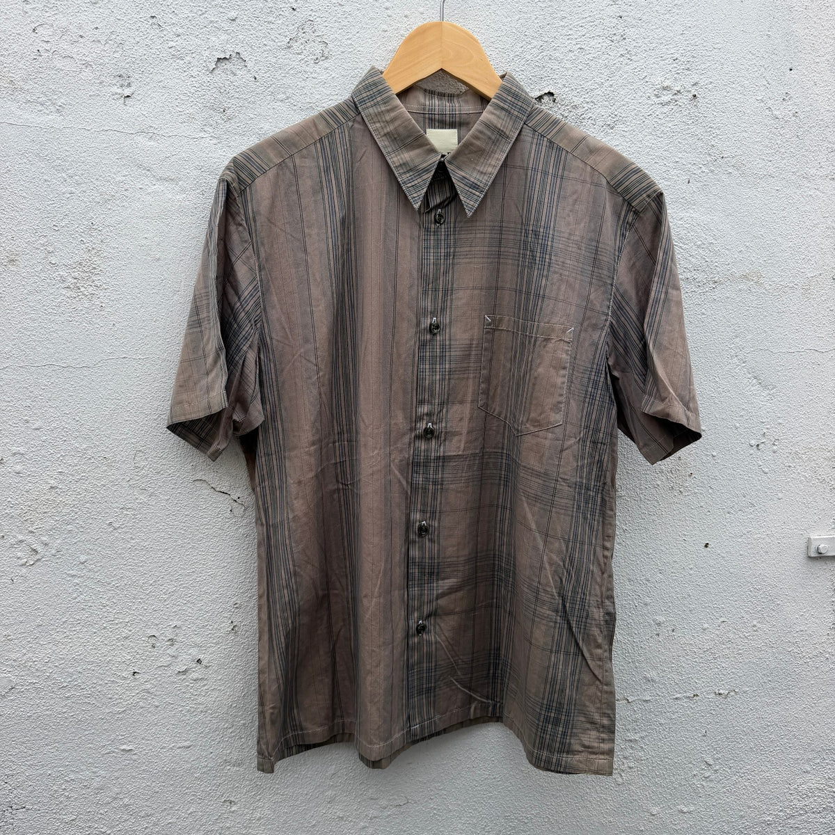 Yohji Yamamto A.A.R 90s Plaid Button Down Pocket Shirt
