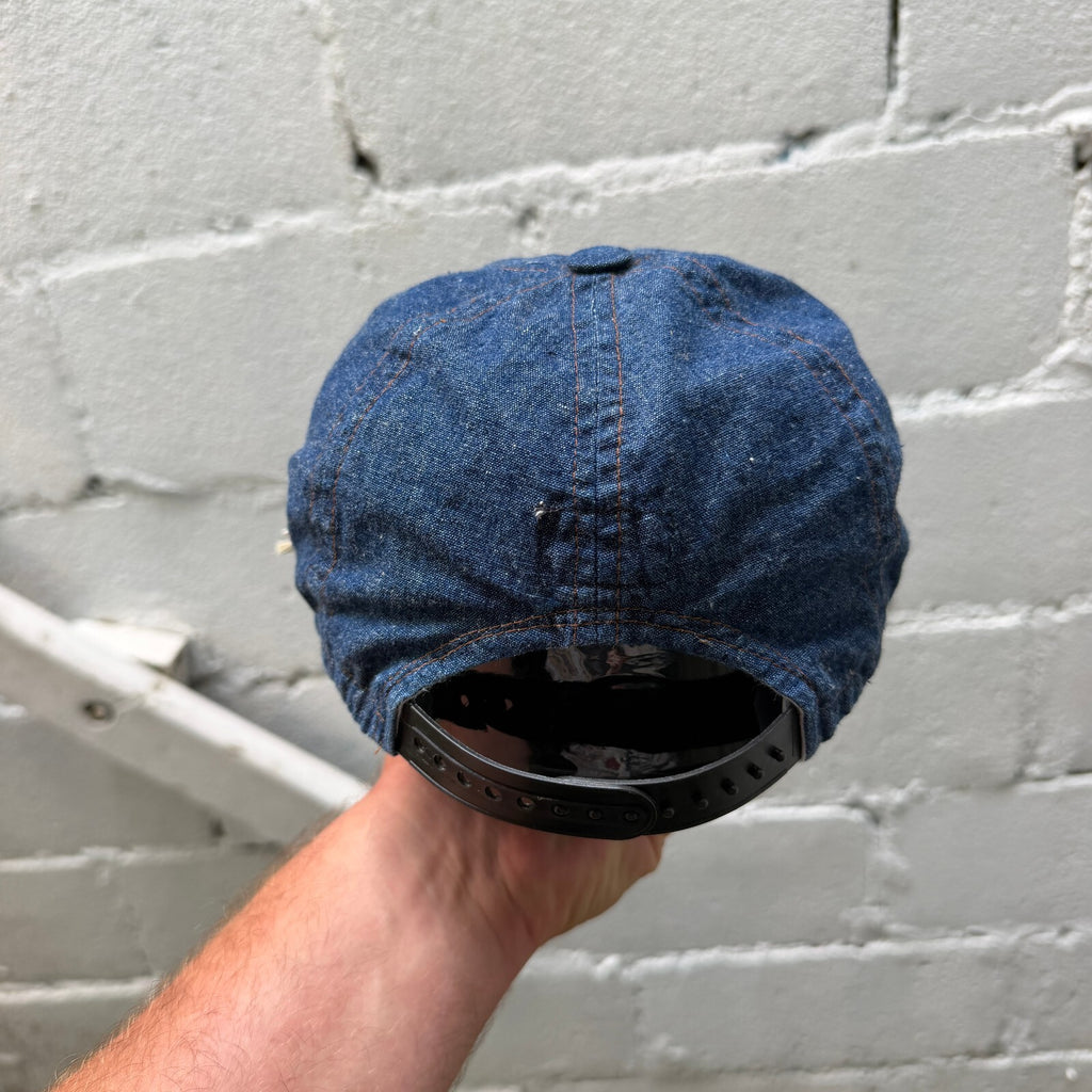 Armani Jeans 90s Chambray Snapback Hat Deadstock