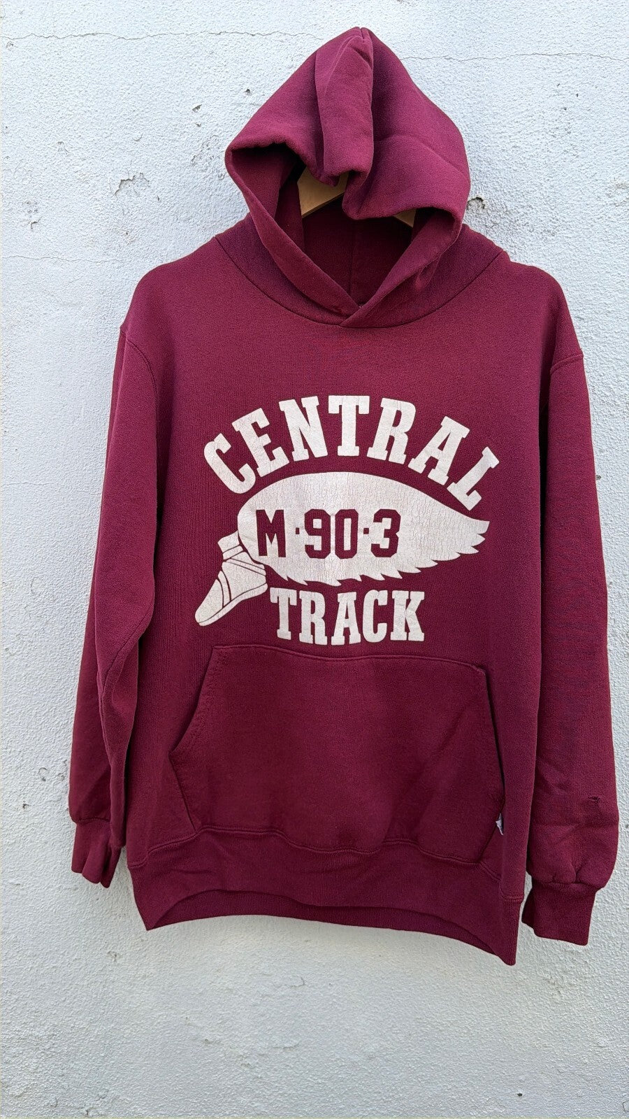 Vintage Russell Collegiate Hooded Sweatshirt 90s