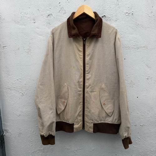 70s Reversible Zipup Bomber Jacket