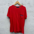 Vintage 80s Polo Sport Graphic Print Pocket Tshirt