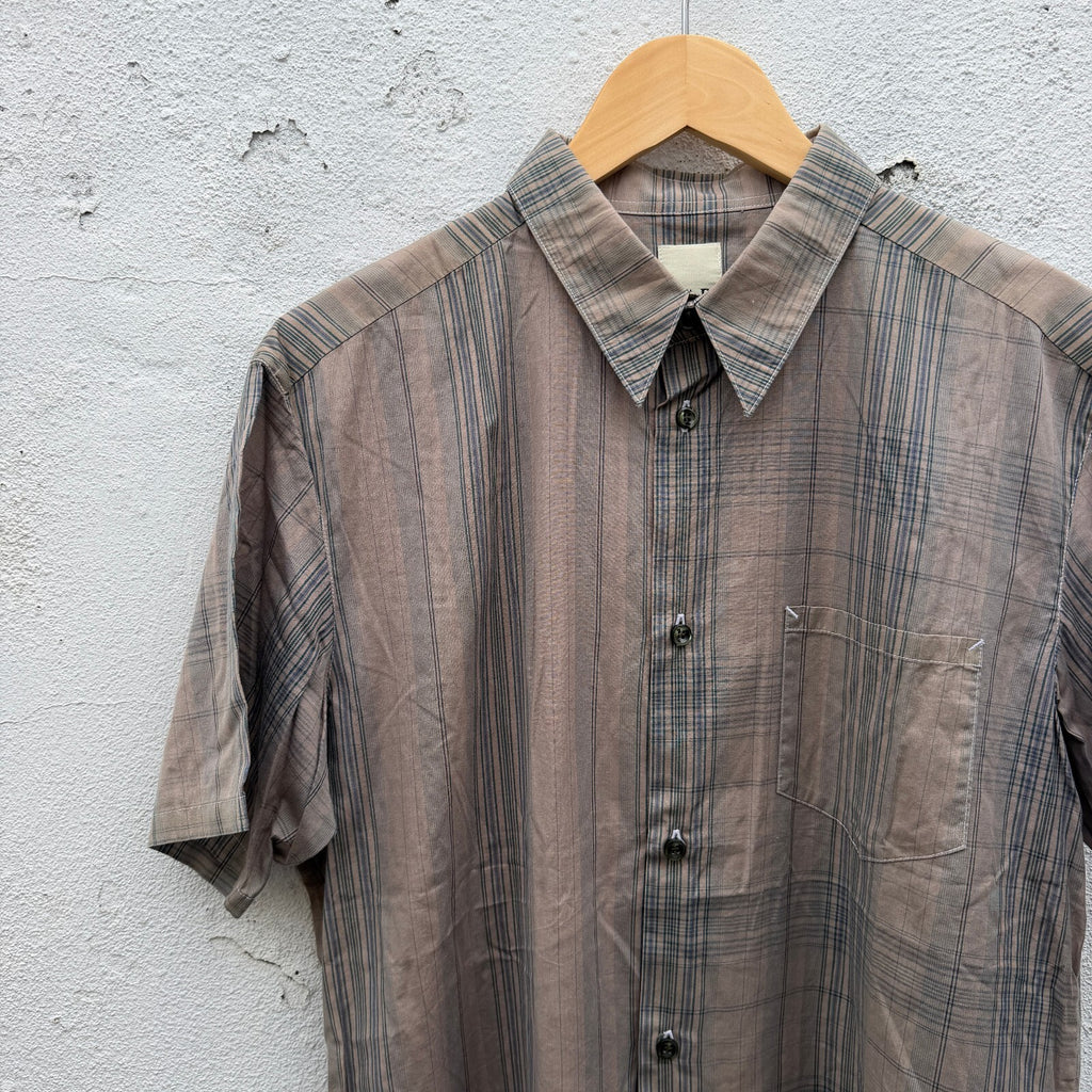 Yohji Yamamto A.A.R 90s Plaid Button Down Pocket Shirt