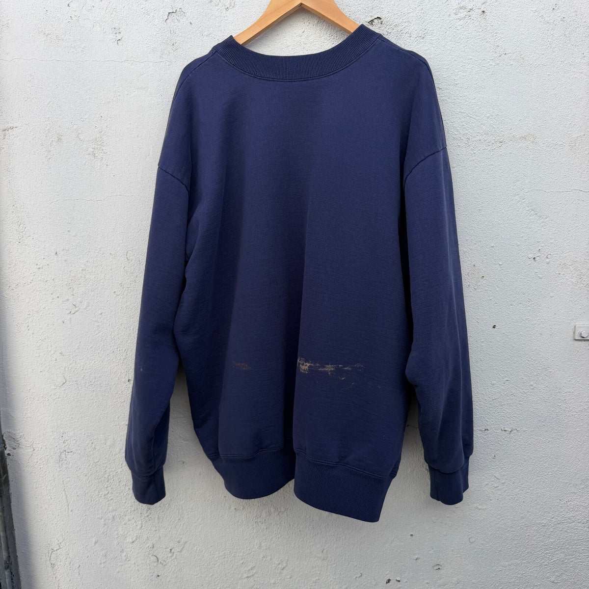 Carhartt Pullover Vintage Navy Thermal Lined Sweatshirt 90s