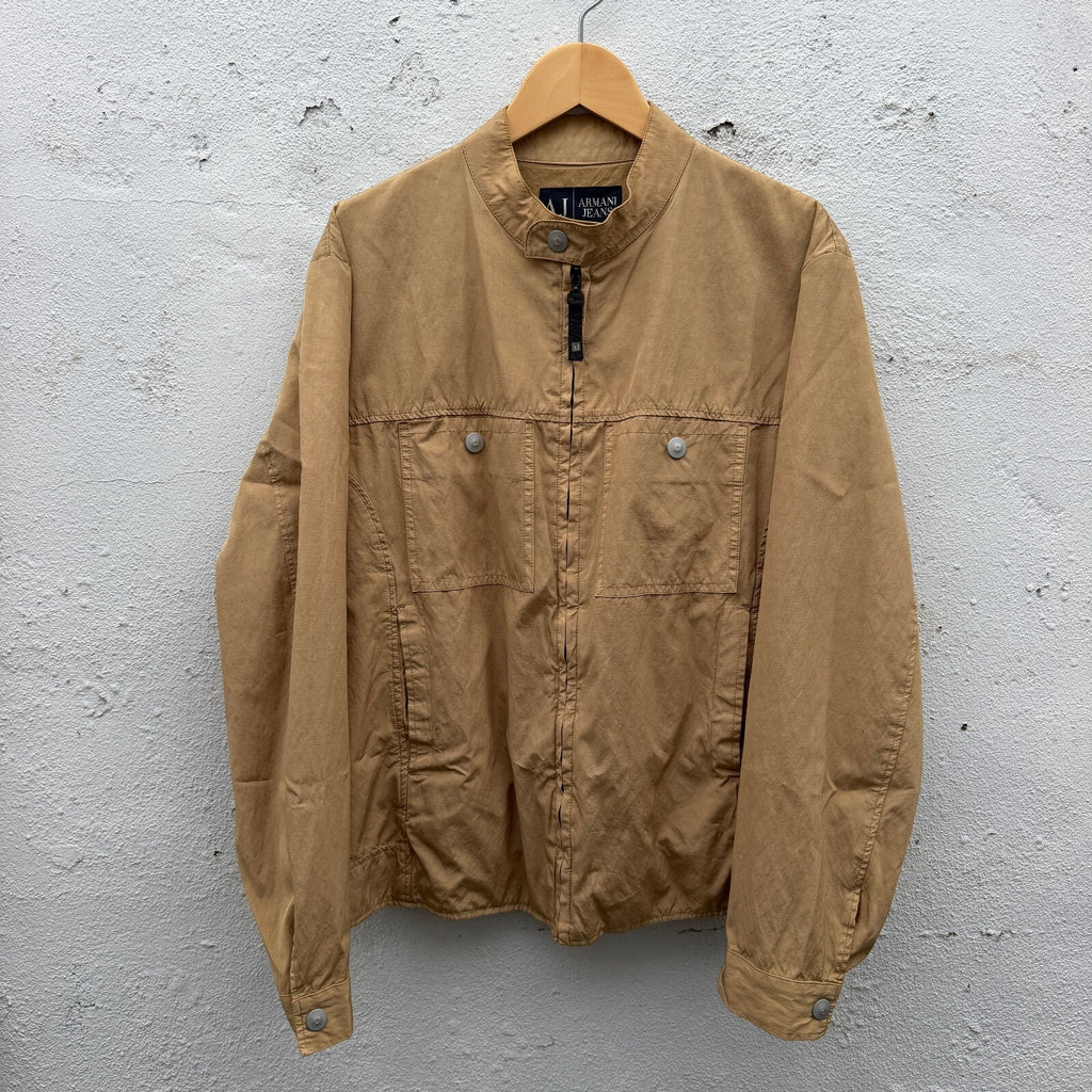 Armani Jeans Iridescent Zipup Technical Zipup Light Jacket