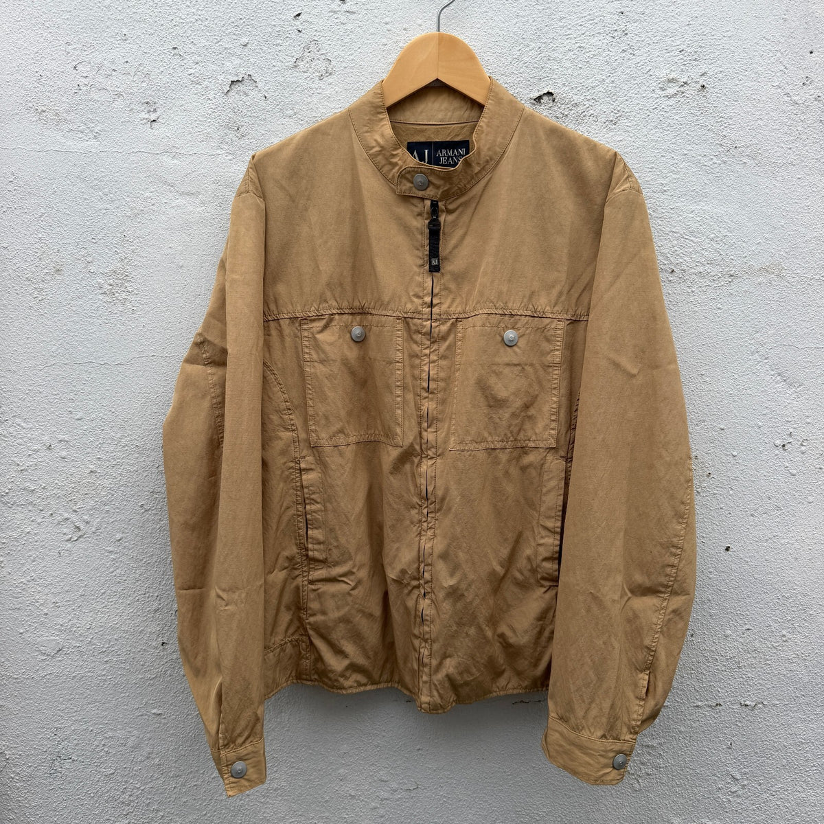 Armani Jeans Iridescent Zipup Technical Zipup Light Jacket