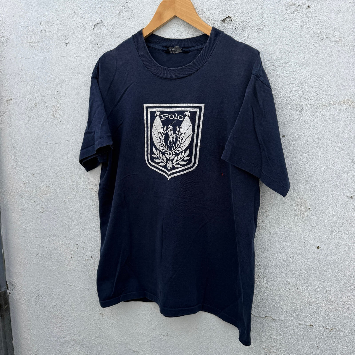 Vintage 90s Polo Ralph Lauren Uni Crest Graphic Tshirt