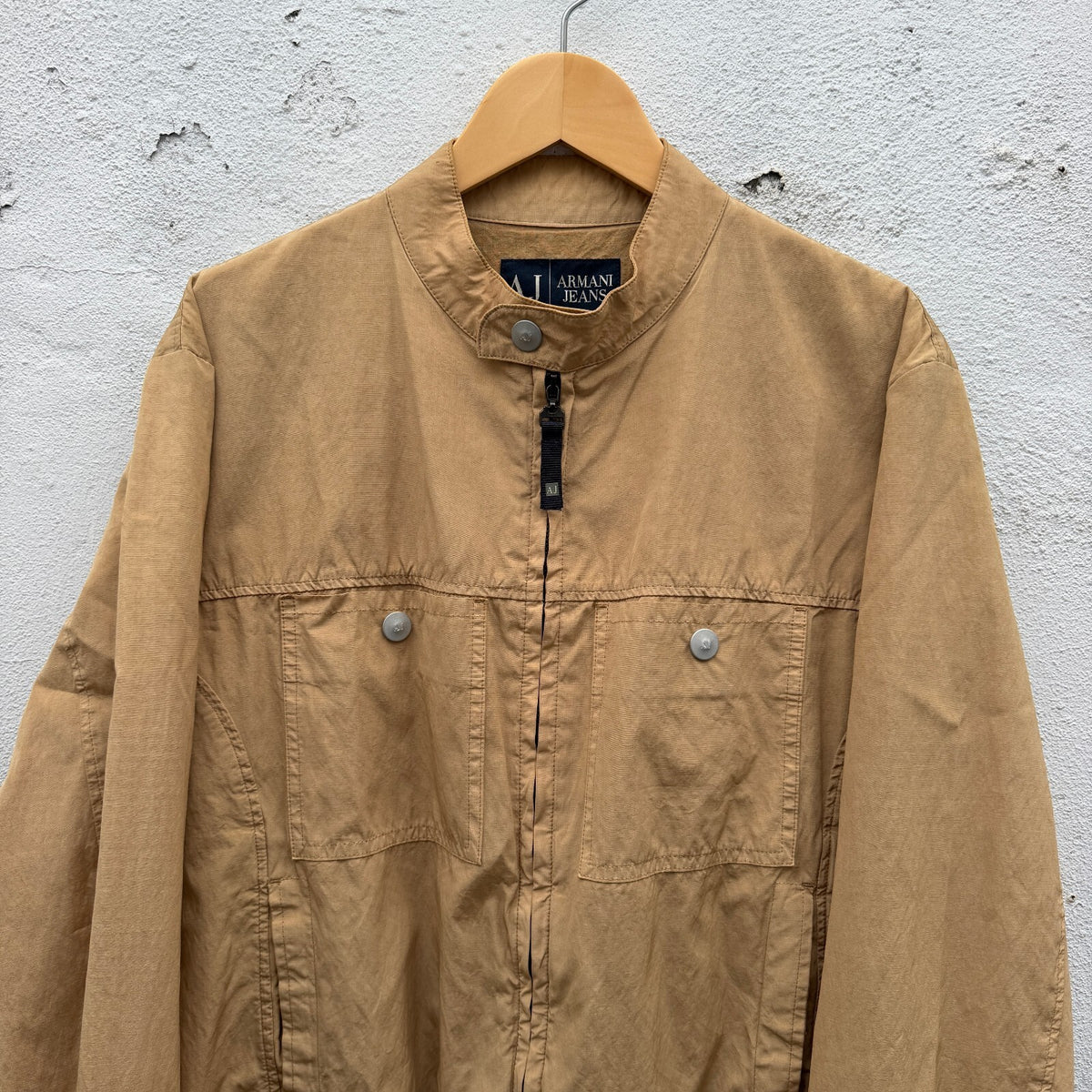 Armani Jeans Iridescent Zipup Technical Zipup Light Jacket