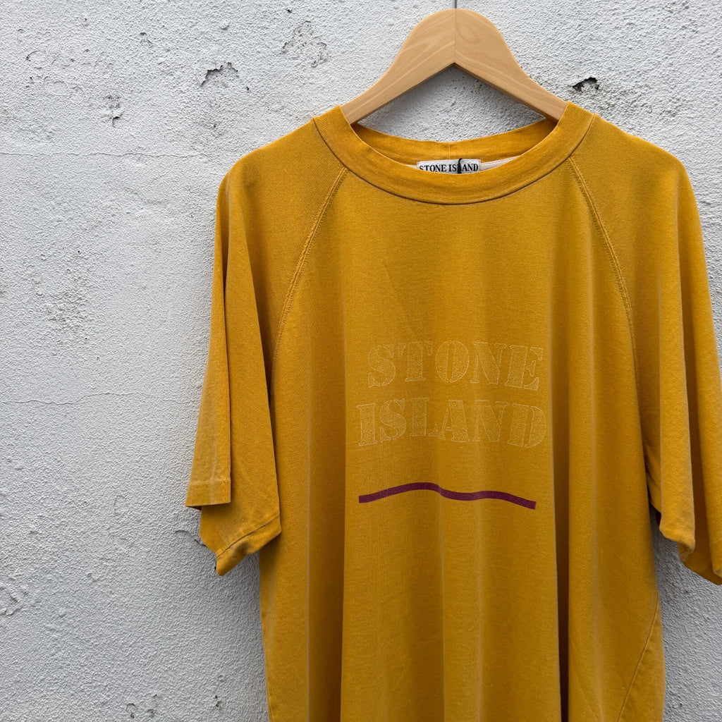 Vintage Stone Island Graphic Print Tshirt 90s