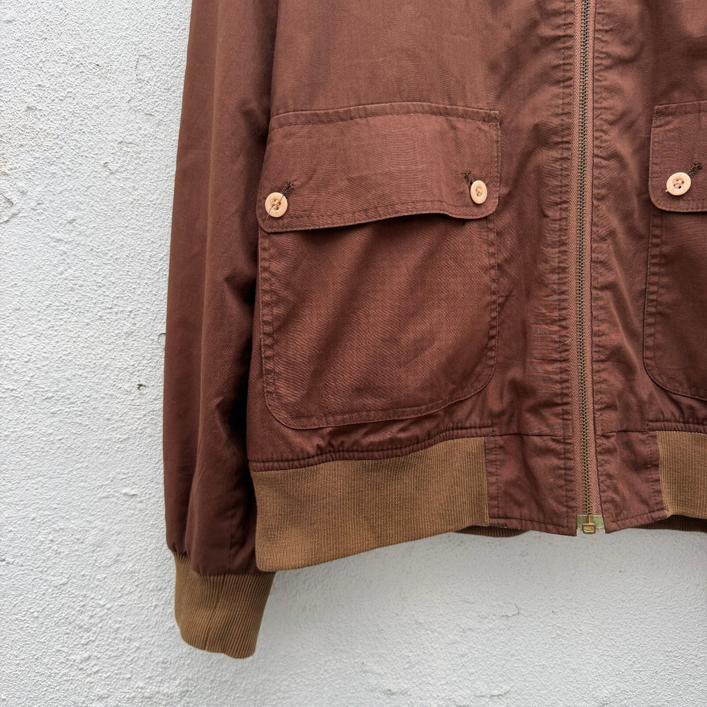 70s Reversible Zipup Bomber Jacket