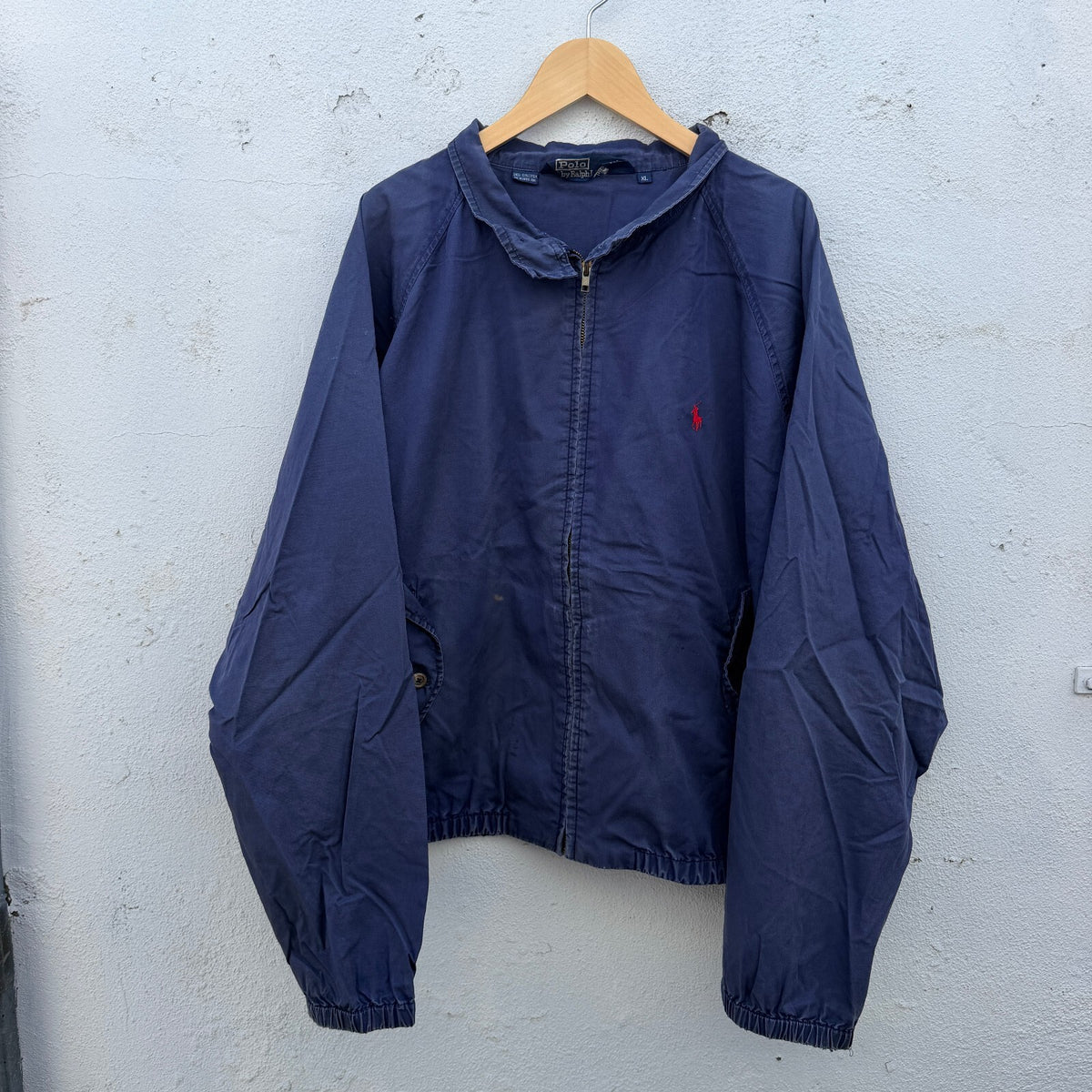 Polo Ralph Lauren Navy Zipup Harrington Jacket 90s