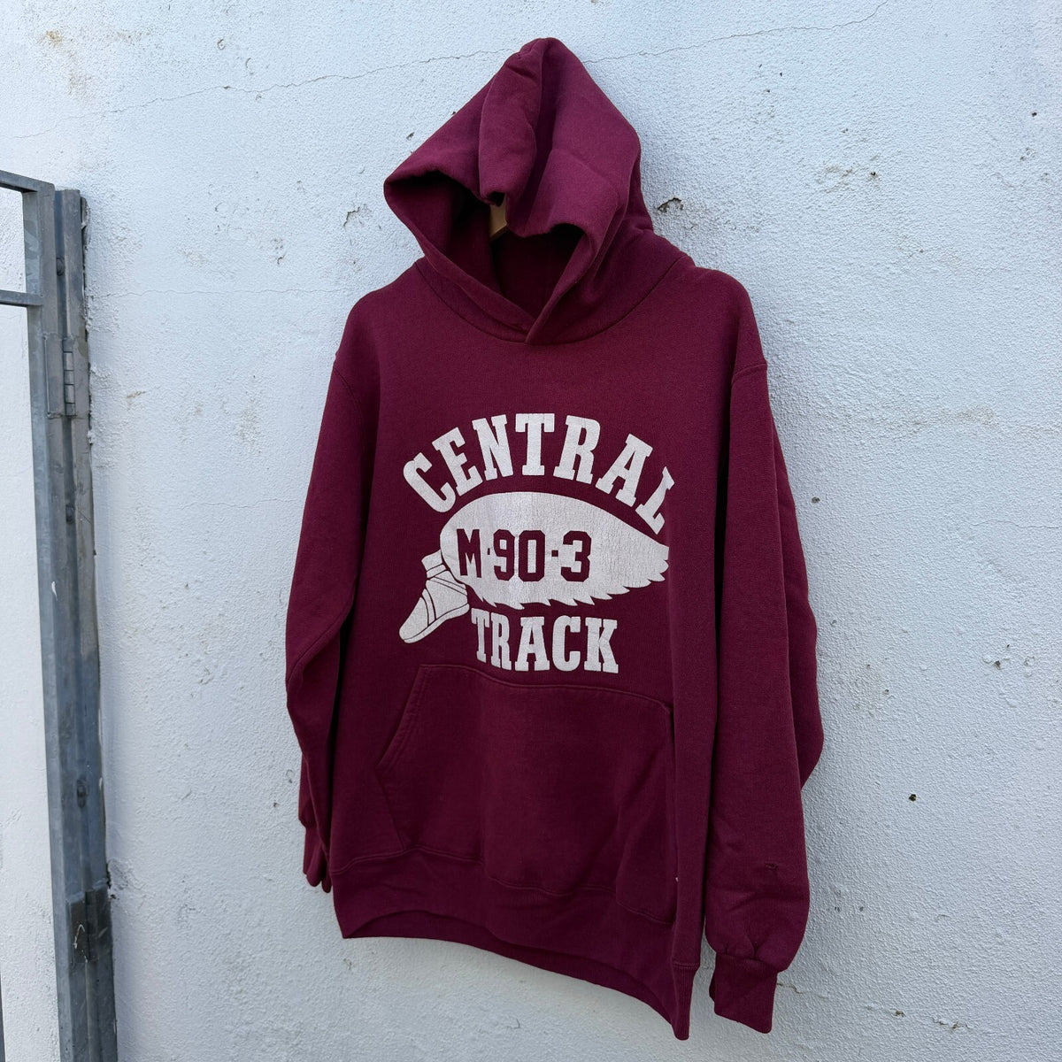 Vintage Russell Collegiate Hooded Sweatshirt 90s
