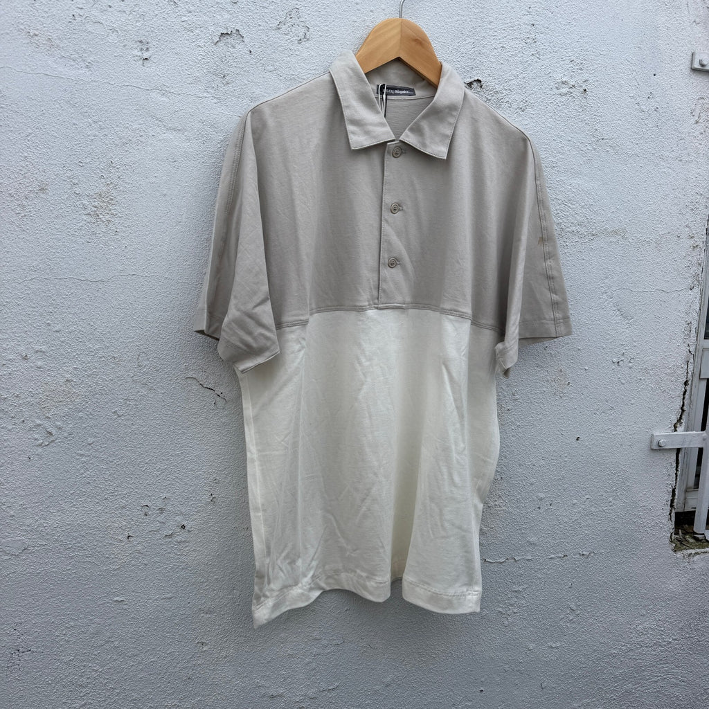 Vintage 80s Issey Miyake Brush Tag Deadstock Polo Shirt