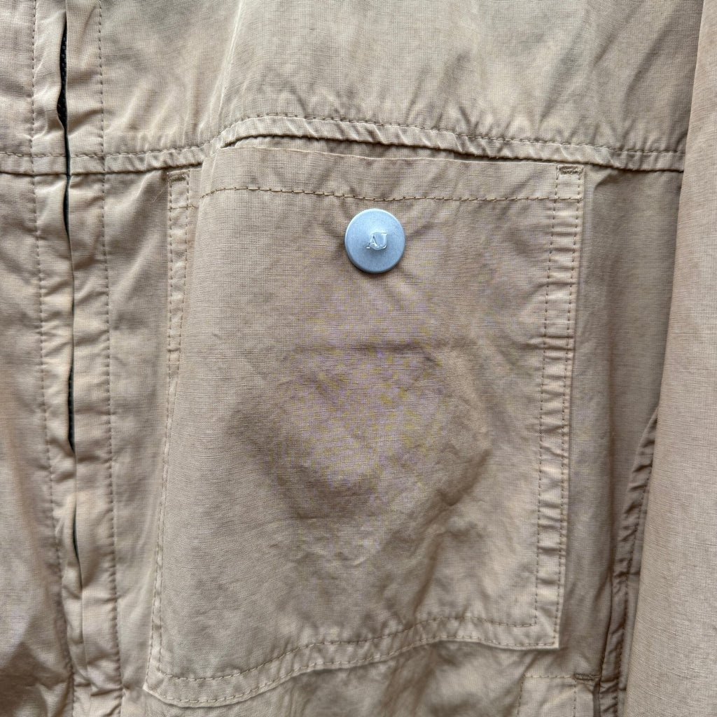 Armani Jeans Iridescent Zipup Technical Zipup Light Jacket