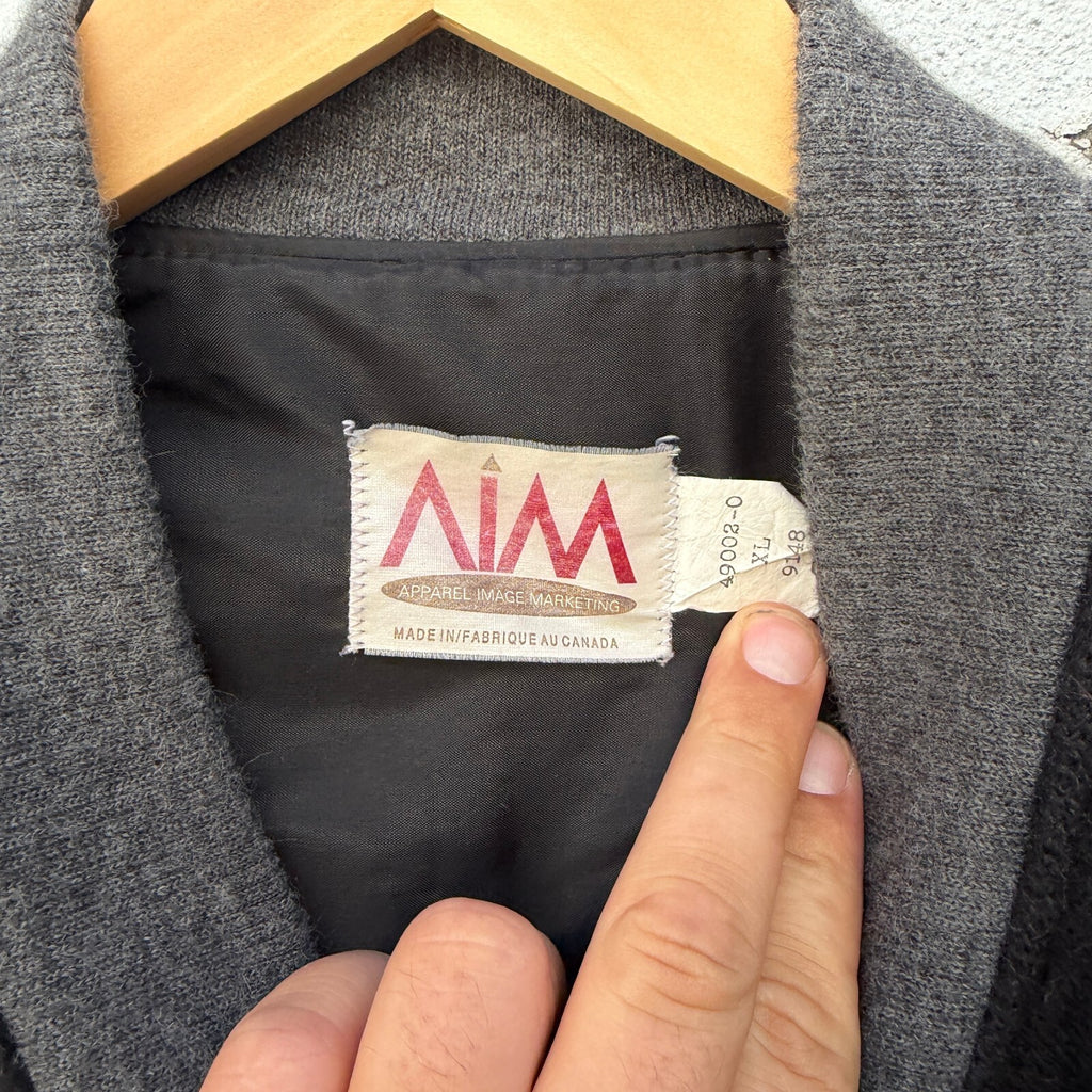 Vintage 90s Maxell Audio Letterman button down jacket