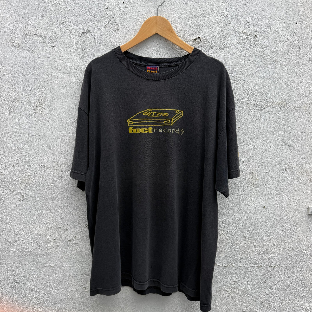 Vintage 90s Fuct Records Graphic Print Tshirt