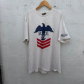 Vintage 90s Polo Ralph Lauren Military Crest Graphic Tshirt