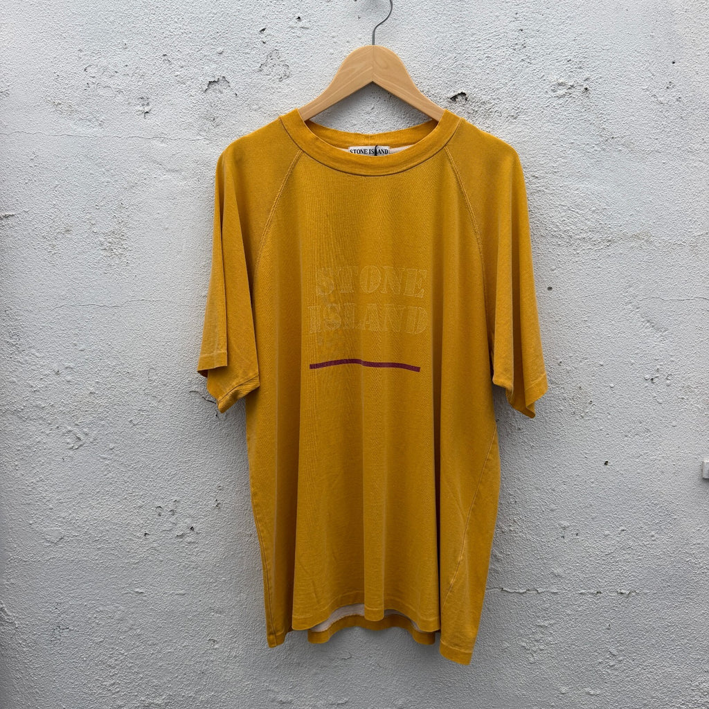 Vintage Stone Island Graphic Print Tshirt 90s
