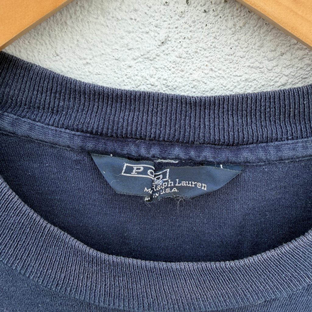 Vintage 90s Polo Ralph Lauren Uni Crest Graphic Tshirt