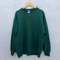 90s Russell Athletic Green Pullover Crewneck Sweatshirt