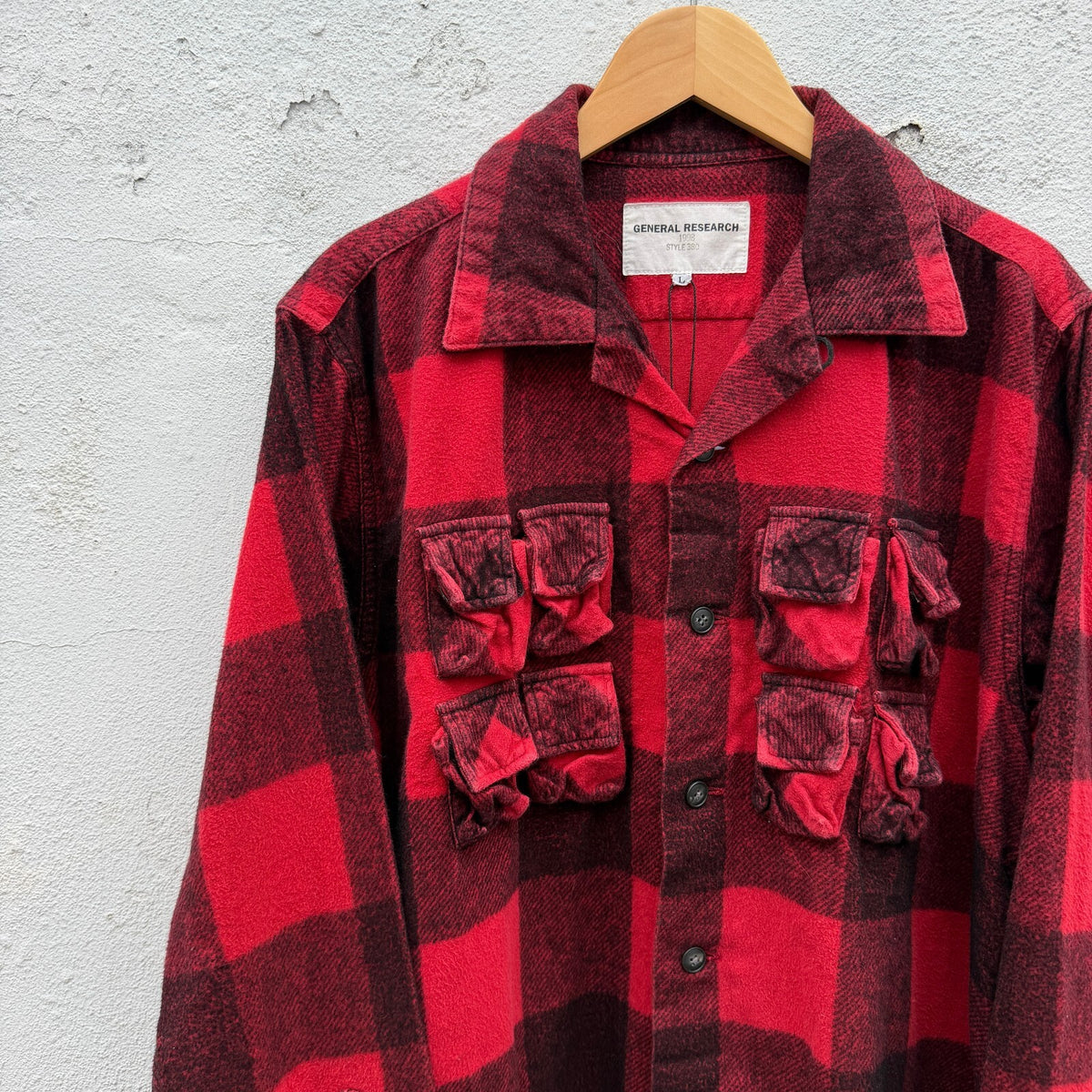1998 General Research Parasite Plaid Button Down Shirt