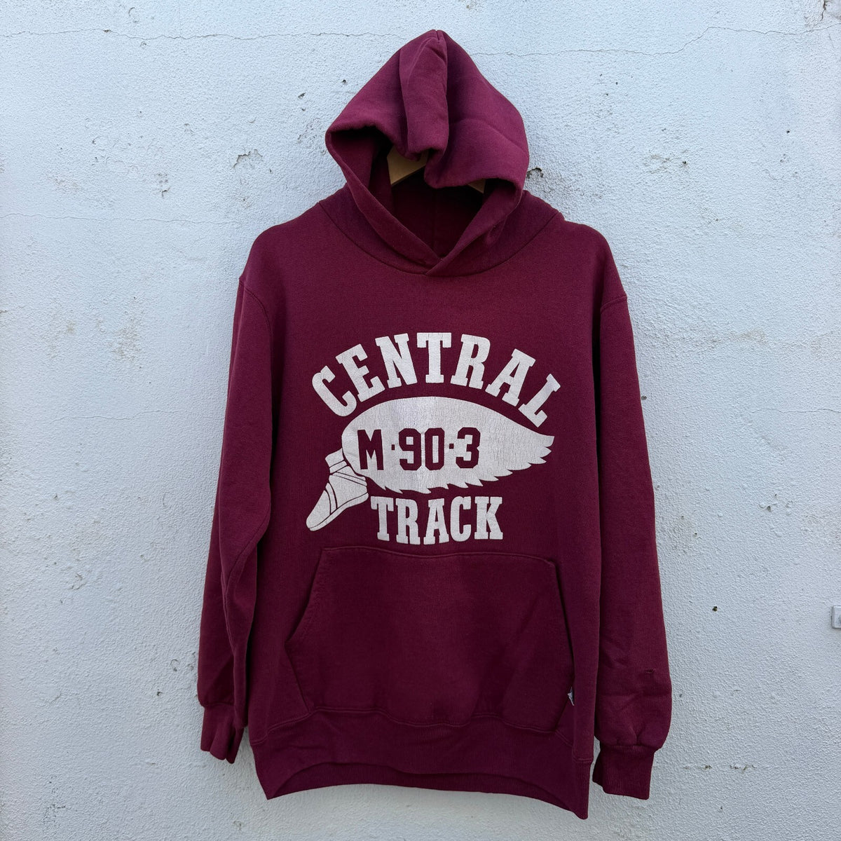 Vintage Russell Collegiate Hooded Sweatshirt 90s