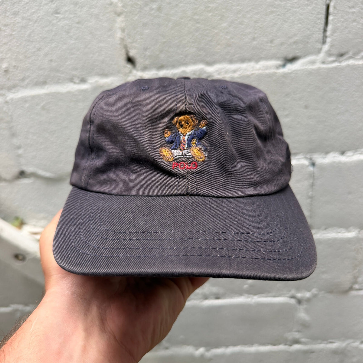 Vintage 90s Polo Ralph Lauren Polobear Strapback Hat