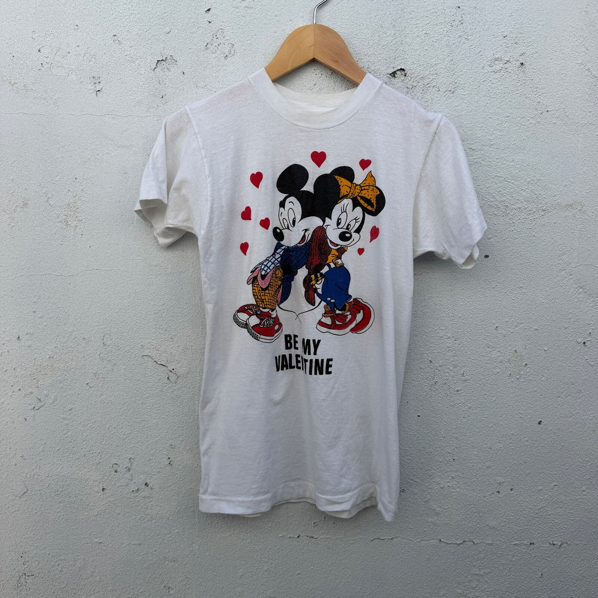 90s Mickey and Minnie Valentine Baby Doll Graphic Tshirt