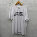 Vintage 90s I Dont Care About Pollution Rebel Graphic Tshirt